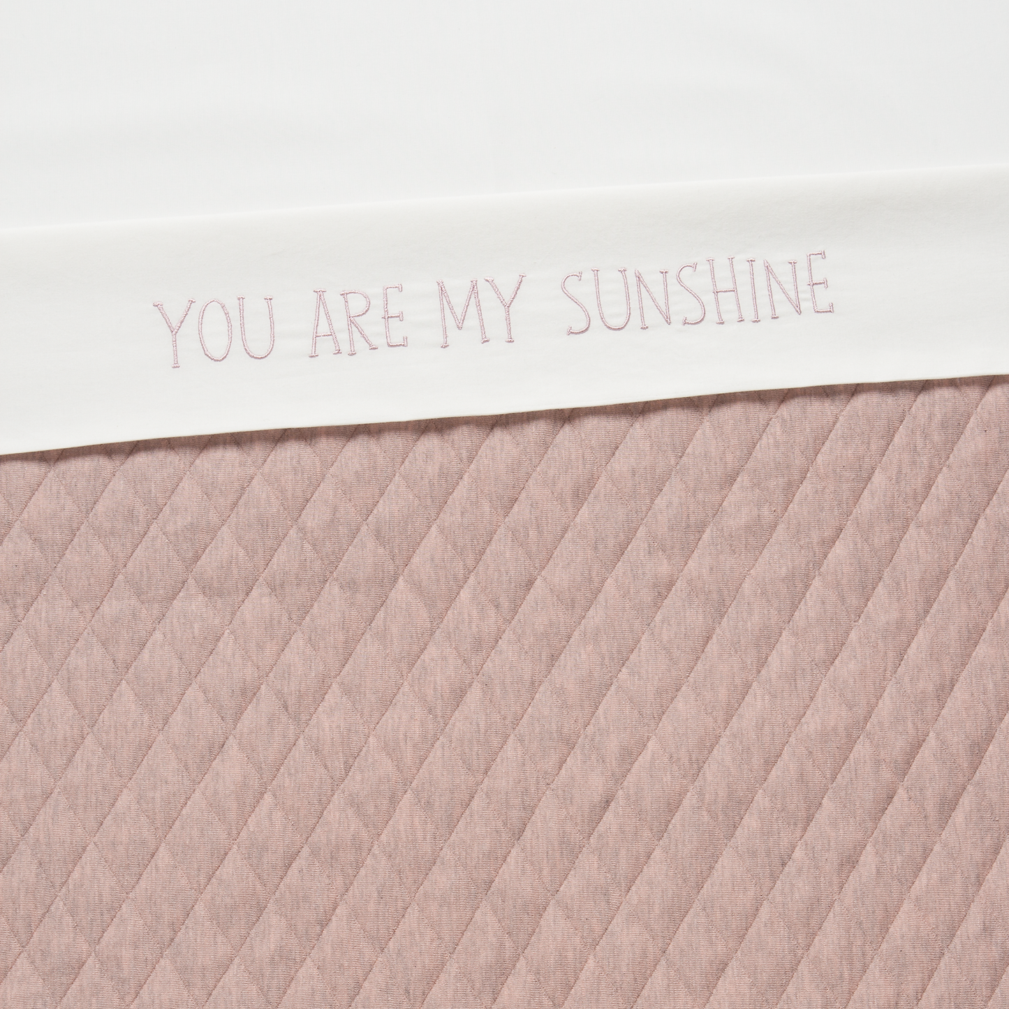 Fresk Fresk Wieglaken Sunshine Mellow Rose 75x90cm Crib Sheet