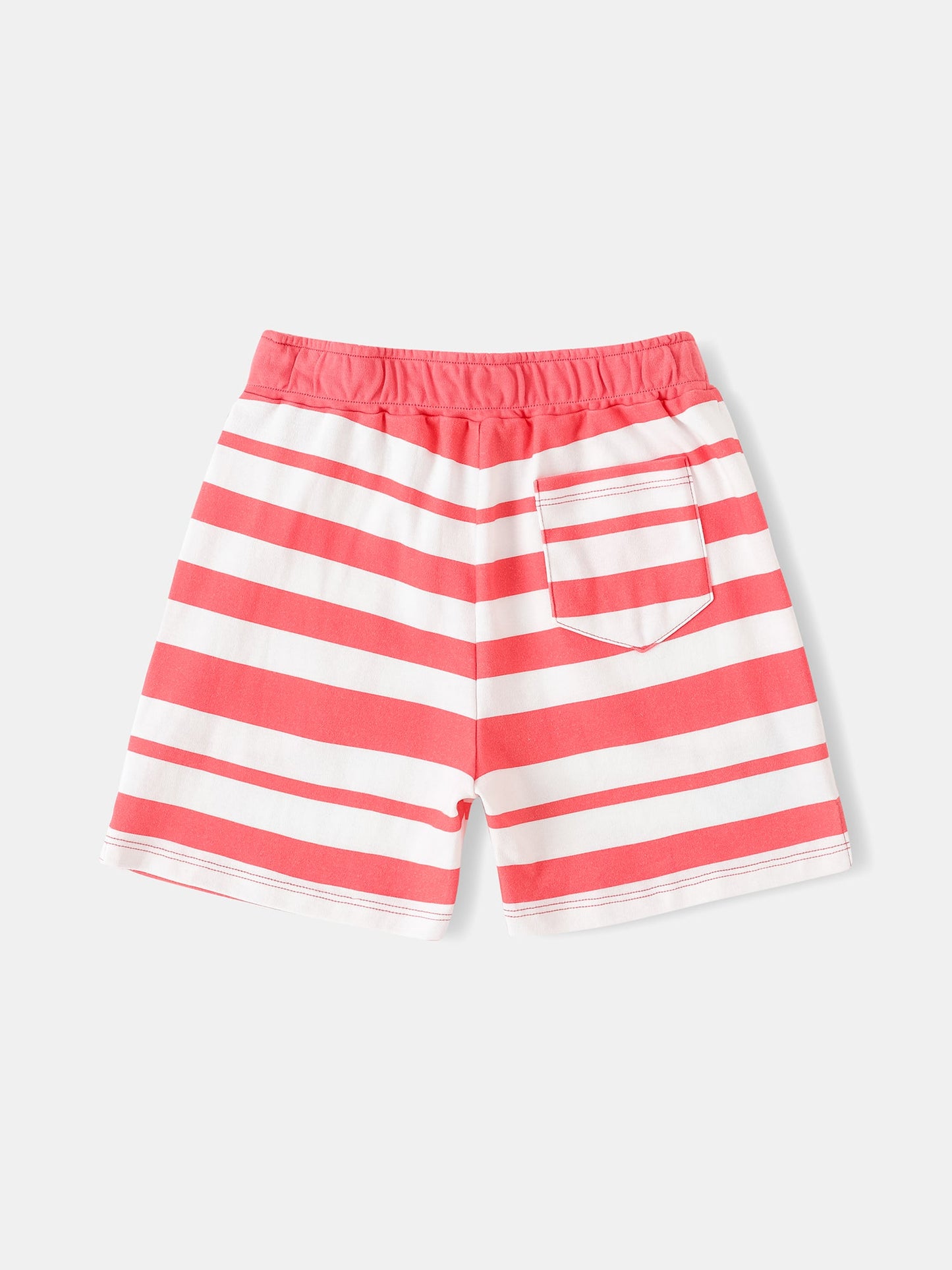 Kid Watermelon Embroidery Stripe Print Shorts