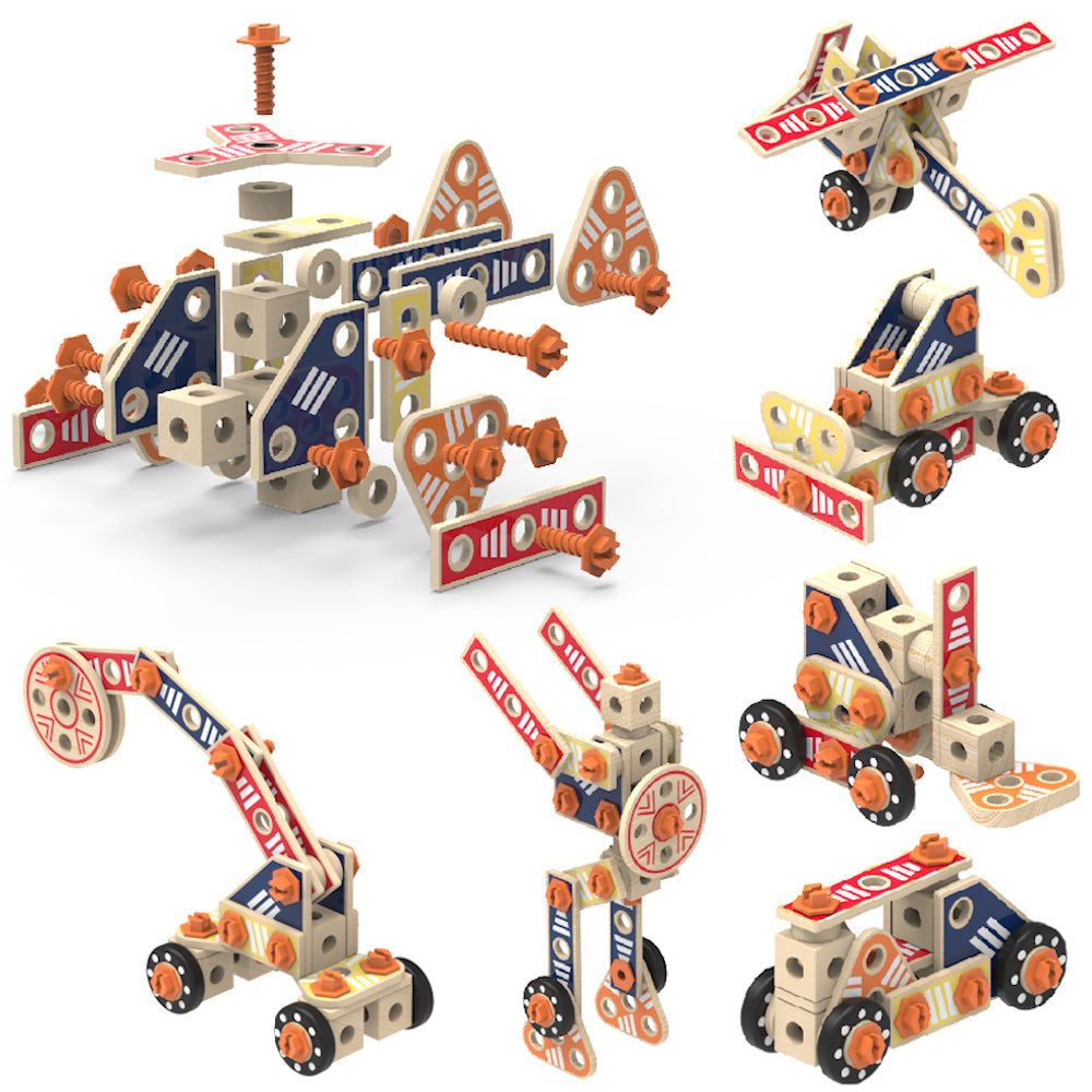 Leo & Friends Leo & Friends - Builder Set Wooden Toy