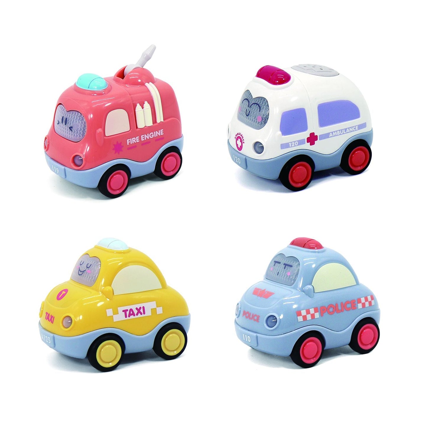 Leo & Friends Leo & Friends - Fun City Vehicles Wooden Toy