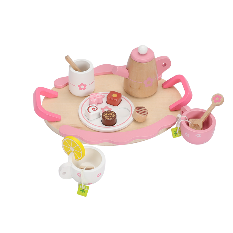 FN FN - Wooden Kitchen Toys (Afternoon Tea Set) Hard Toys