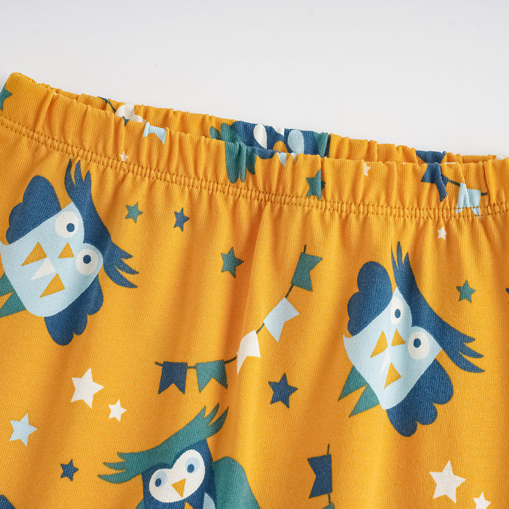 Owl-Print Baby Set