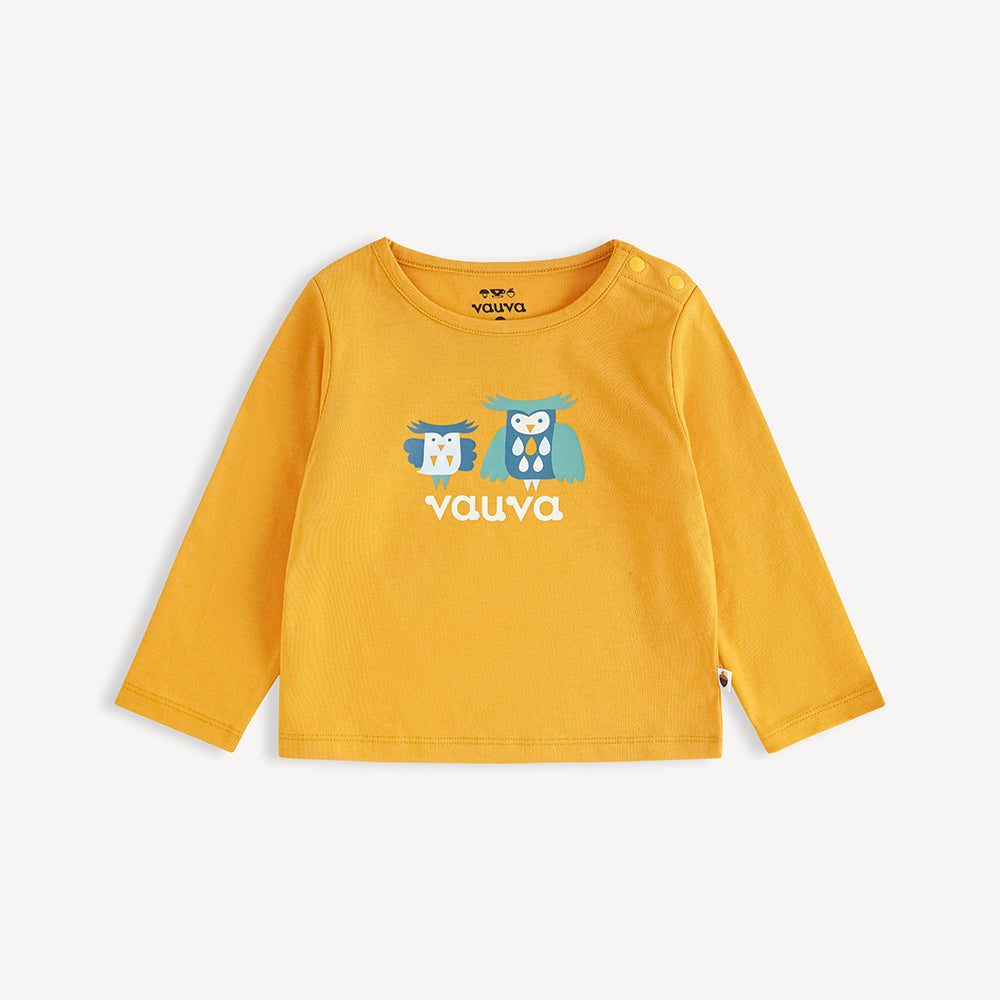 Owl-Print Baby Set