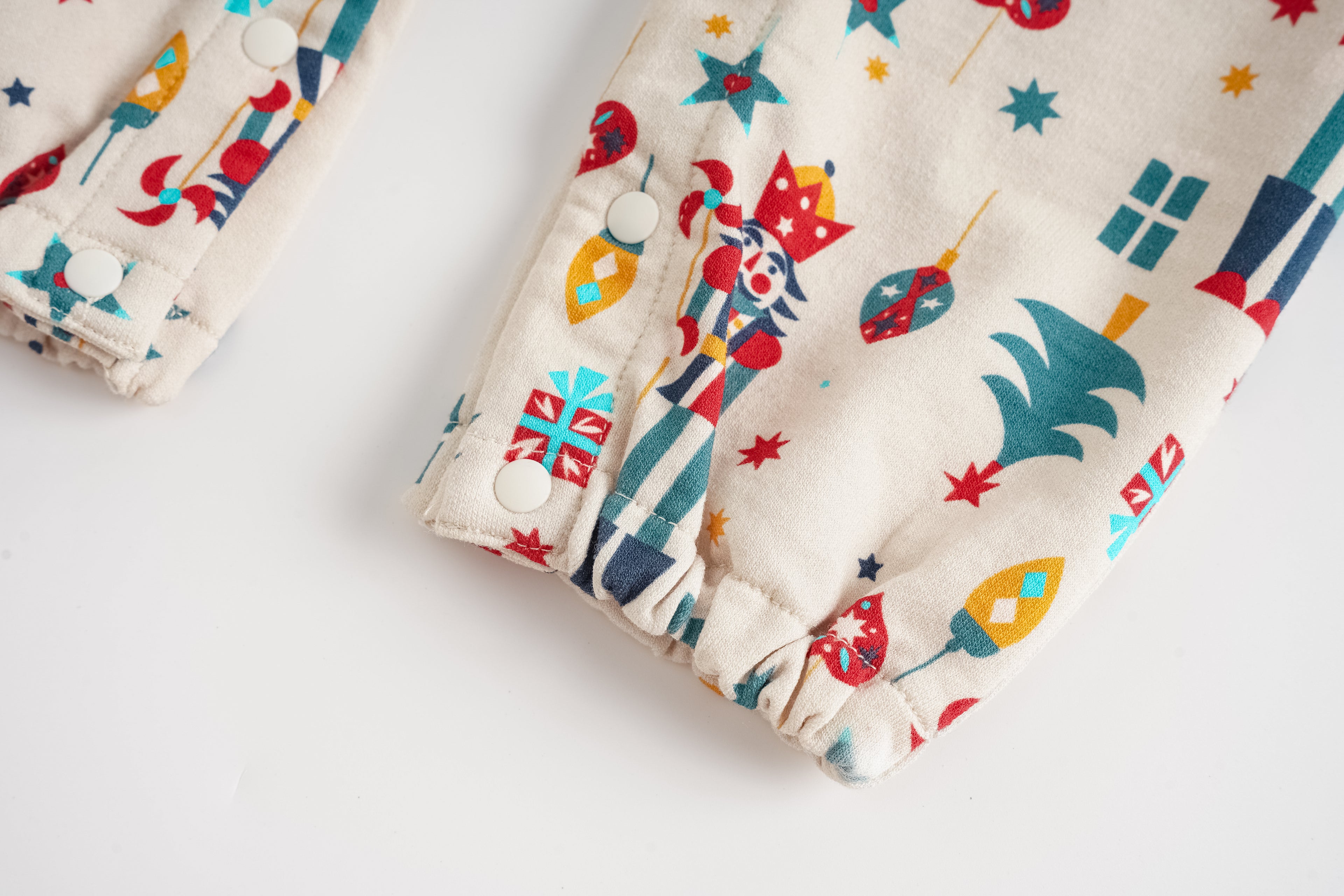 Nutcracker-Print Overall Set