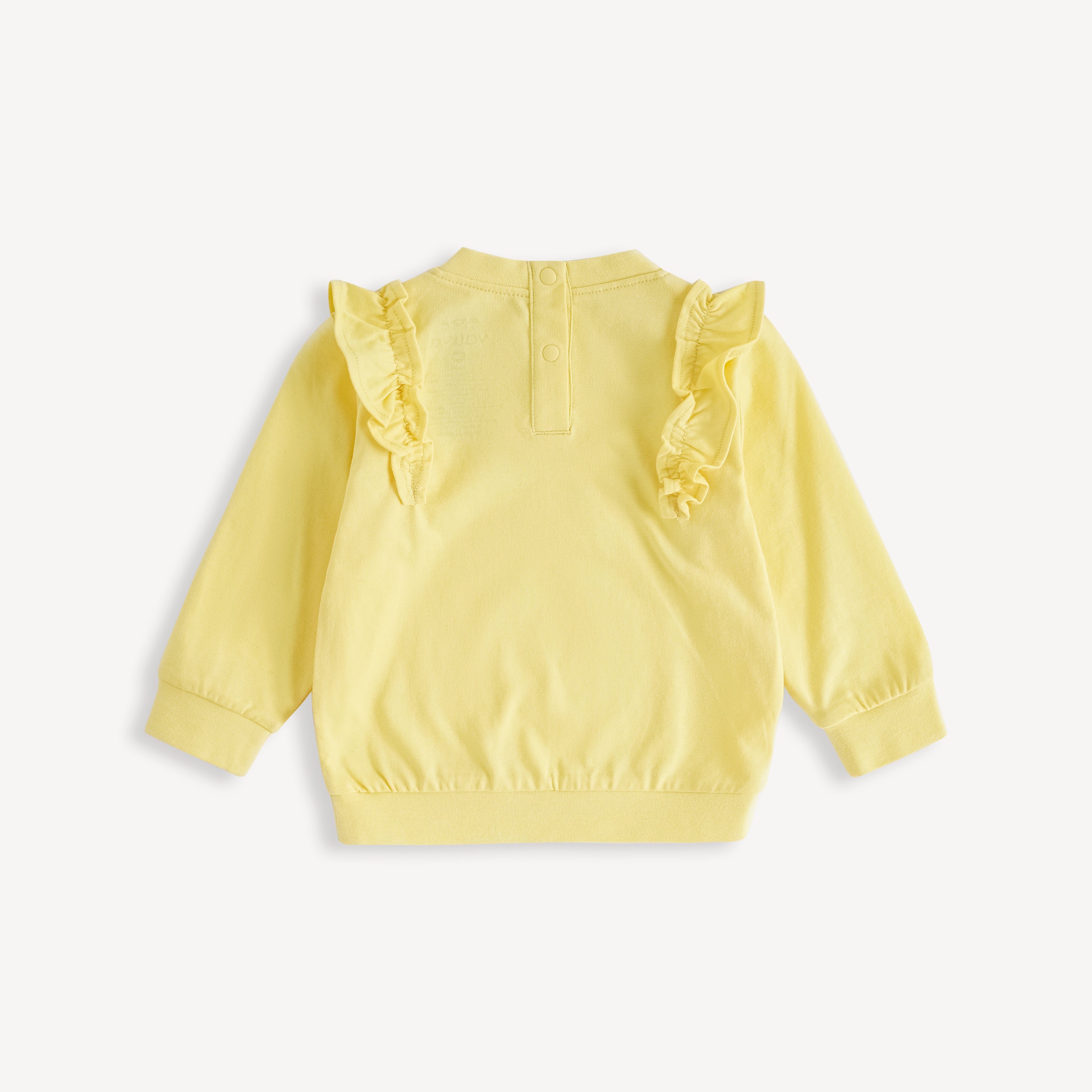 Unicorn-Print Frill Long Sleeve Top