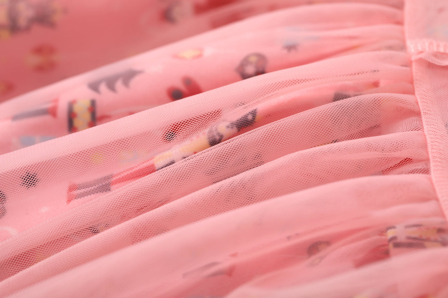 Nutcracker-Print Layered Dress