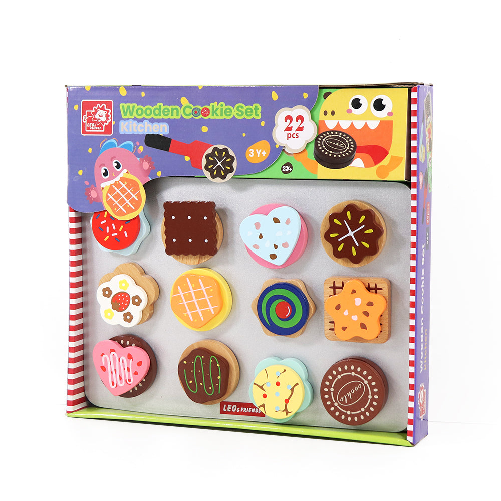 Leo & Friends Leo & Friends - Wooden Cookie Baking Set Wooden Toy