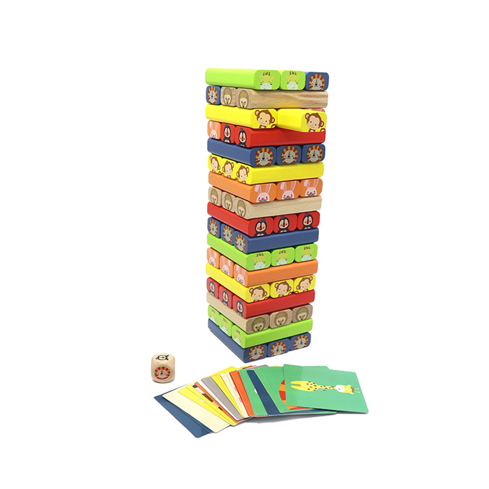 Leo & Friends Leo & Friends - Zoo Stacking Game Wooden Toy