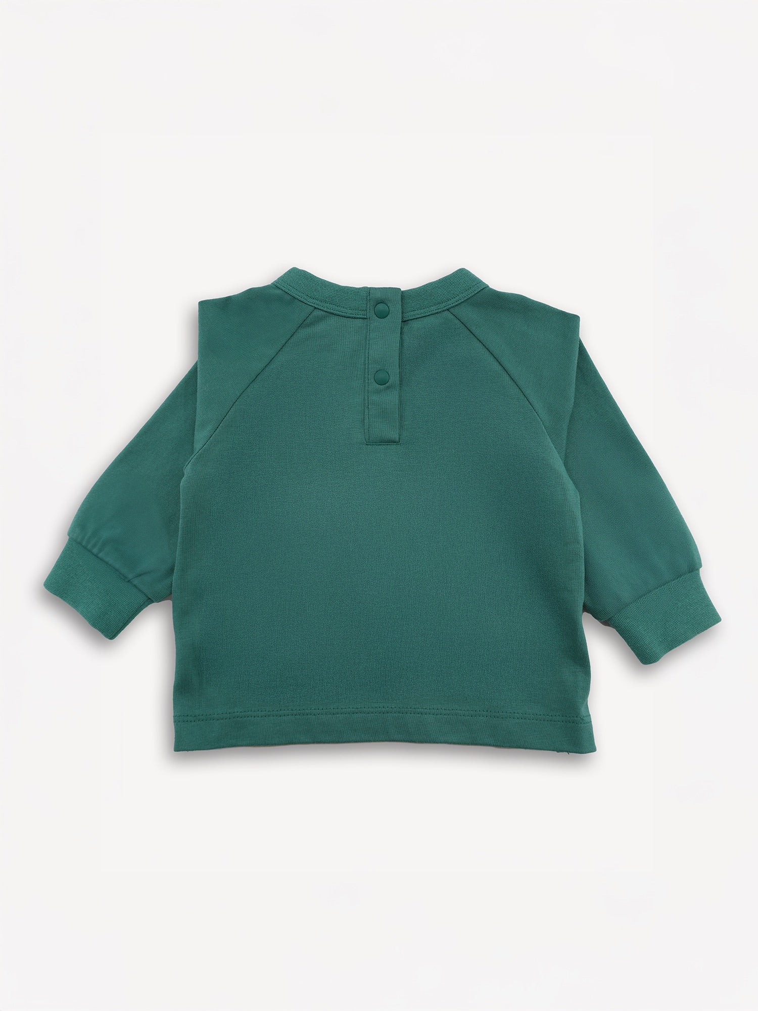 Bear-Print Raglan Sleeve Tee