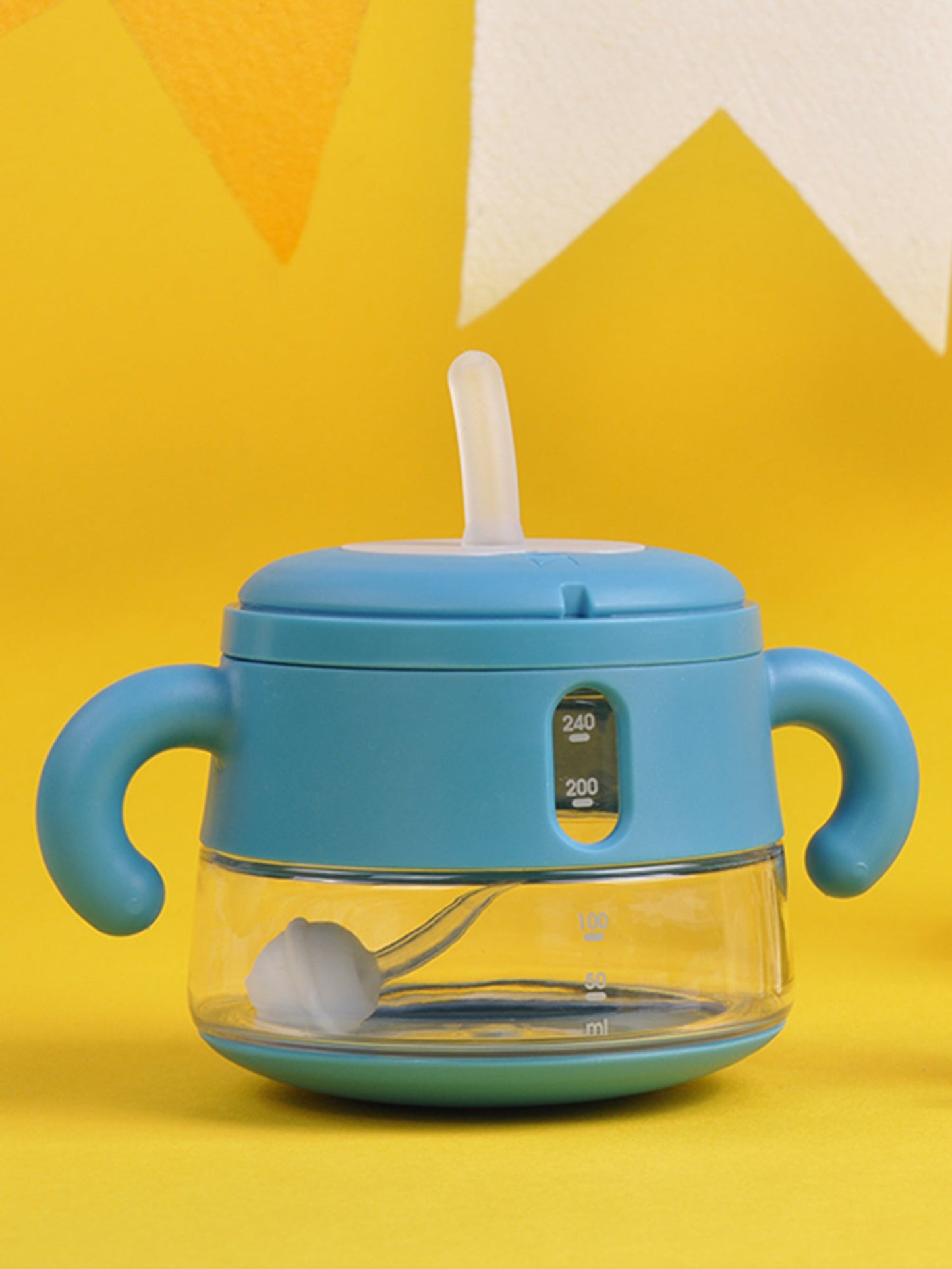 Alice Sippy Cup Soft Straw- Teal