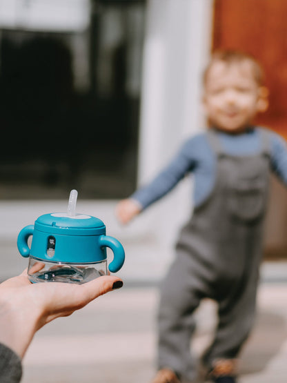 Alice Sippy Cup Soft Straw- Teal