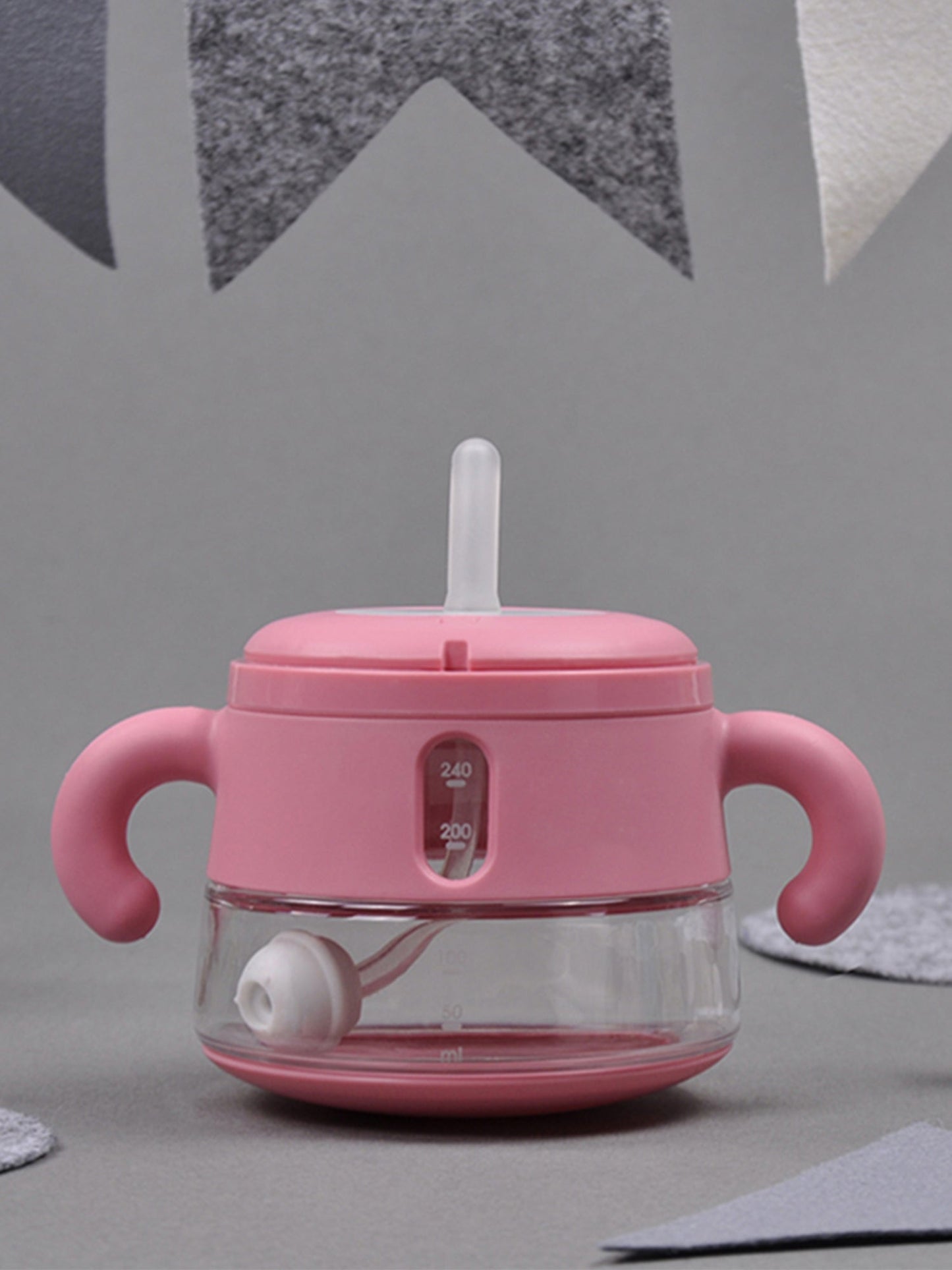 Alice Sippy Cup Soft Straw- Rose
