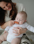 Mushie Mushie - Finger Baby Toothbrushes Blush (Clay) Toothbrush