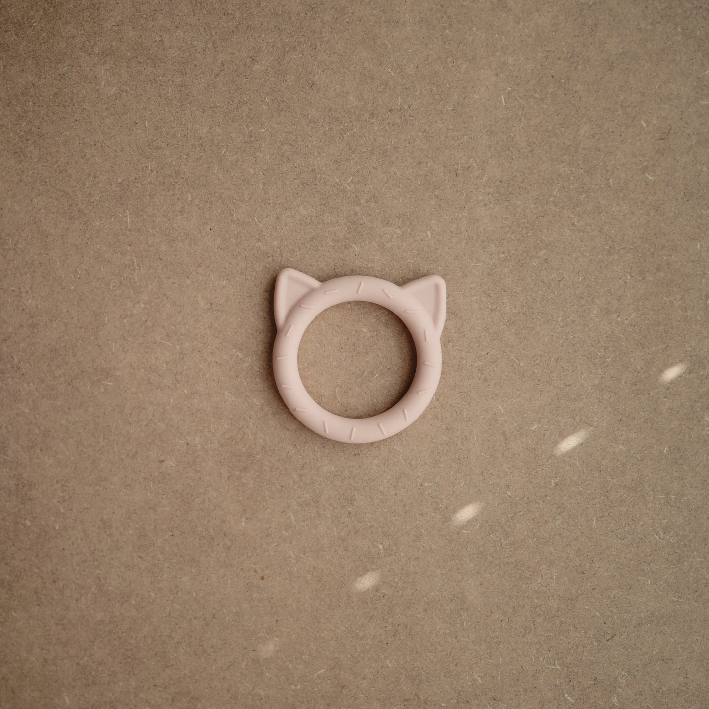 Mushie Mushie - Teether Cat Blush (Pink) Learning Toys
