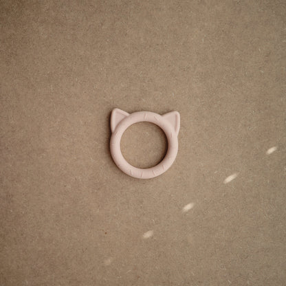 Mushie Mushie - Teether Cat Blush (Pink) Learning Toys