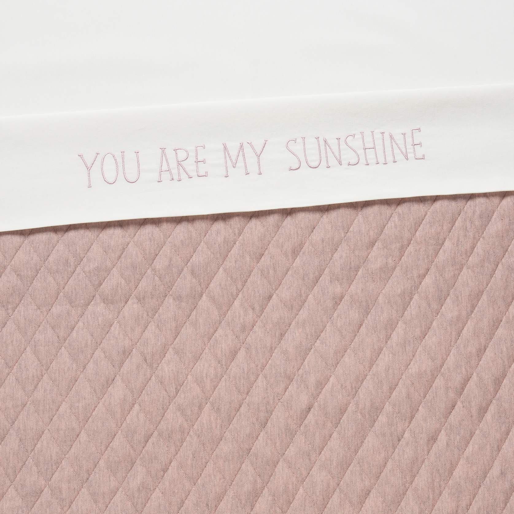 Fresk Fresk Wieglaken Sunshine Mellow Rose 75x90cm Crib Sheet