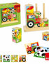 Goula Goula Farm Cubic Puzzle Wooden Toy