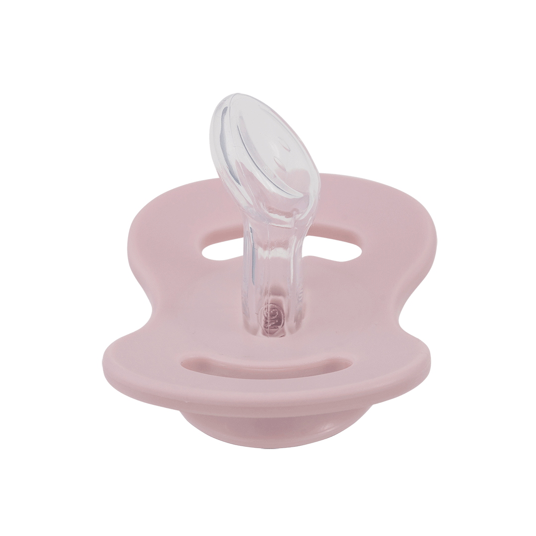 Lullaby Planet Lullaby Planet Dental Silicone Soothers Size 1 Rose Quartz & Beach Sand 2 pcs. Comforter & teether