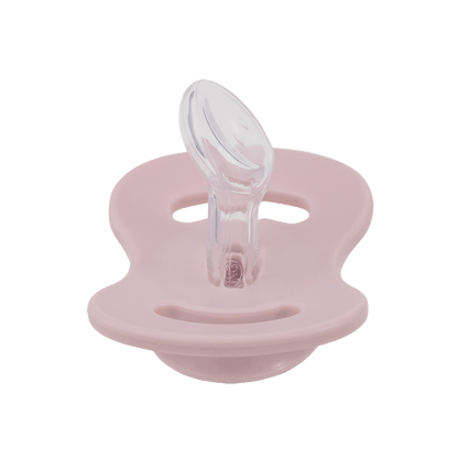 Lullaby Planet Lullaby Planet Dental Silicone Soothers Size 1 Rose Quartz & Beach Sand 2 pcs. Comforter & teether