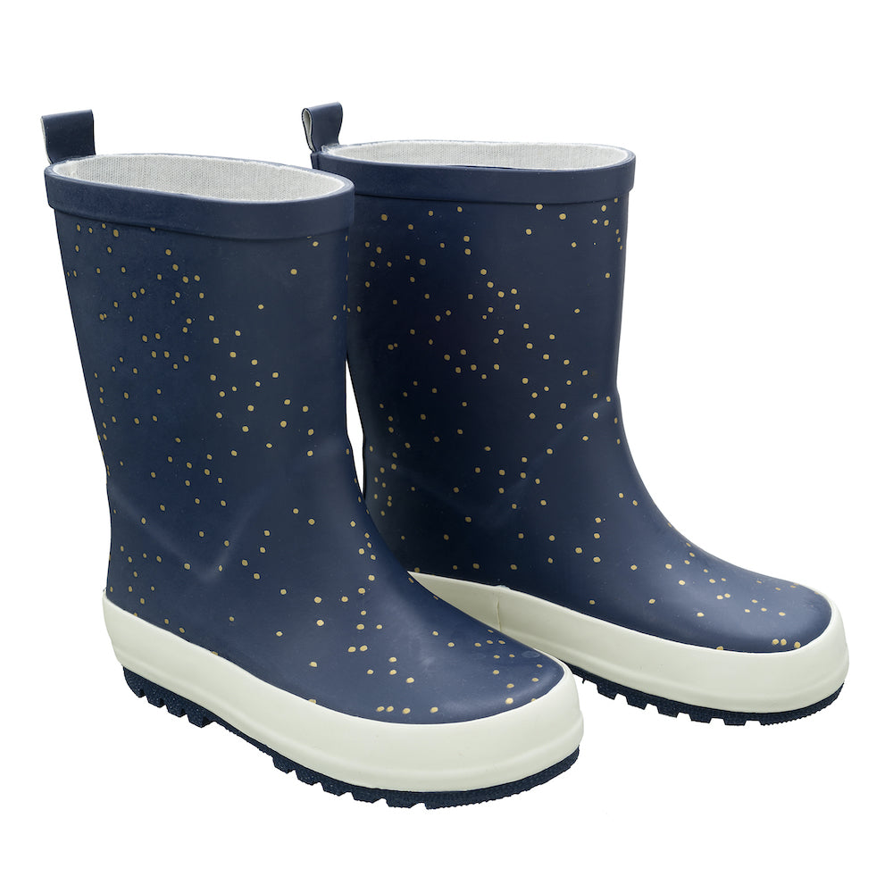 Fresk Fresk - Rainboots (Blue Indigo dots) rainboot