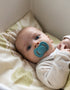 Lullaby Planet Lullaby Planet Dental Silicone Soothers Size 2 - Ocean Teal & Dove Blue 2 pcs Comforter & teether
