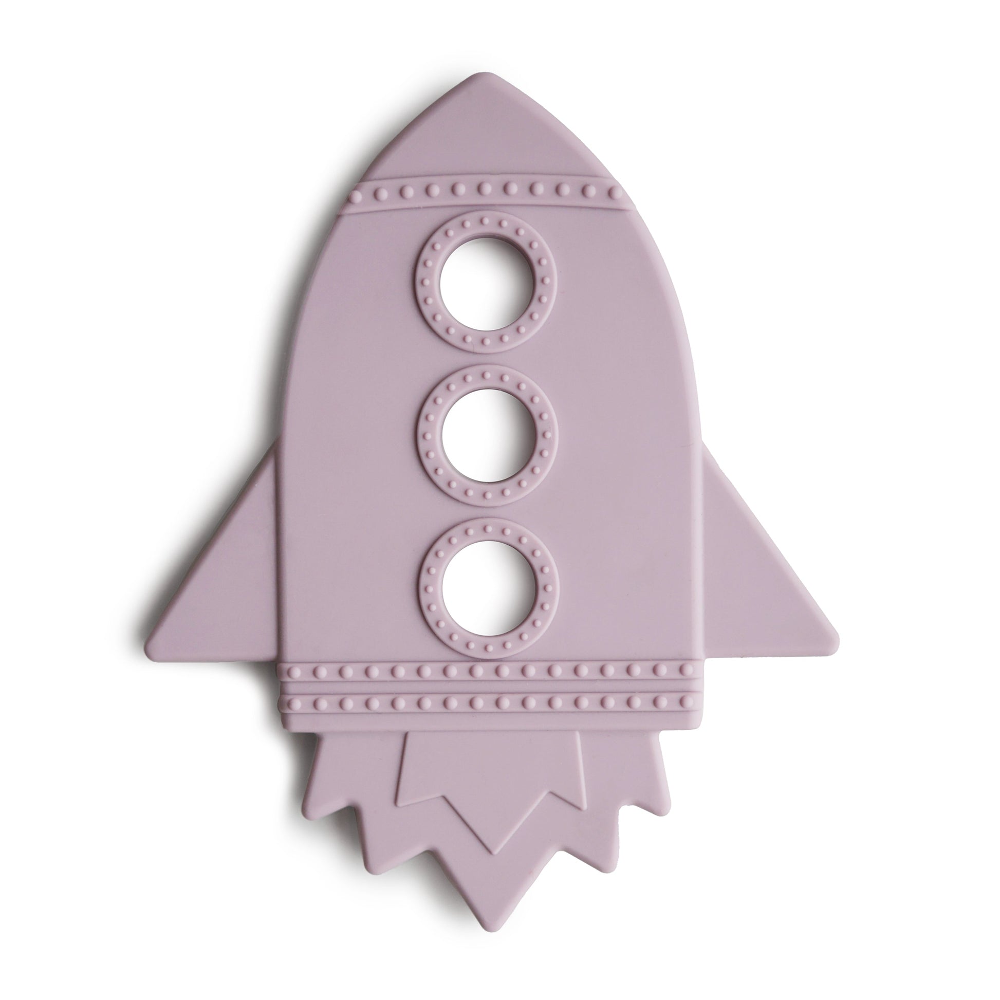 Mushie Mushie - Baby Rocket Teether (Soft Lilac) Comforter & teether