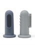 Mushie Mushie - Finger Baby Toothbrushes (Grey) Toothbrush