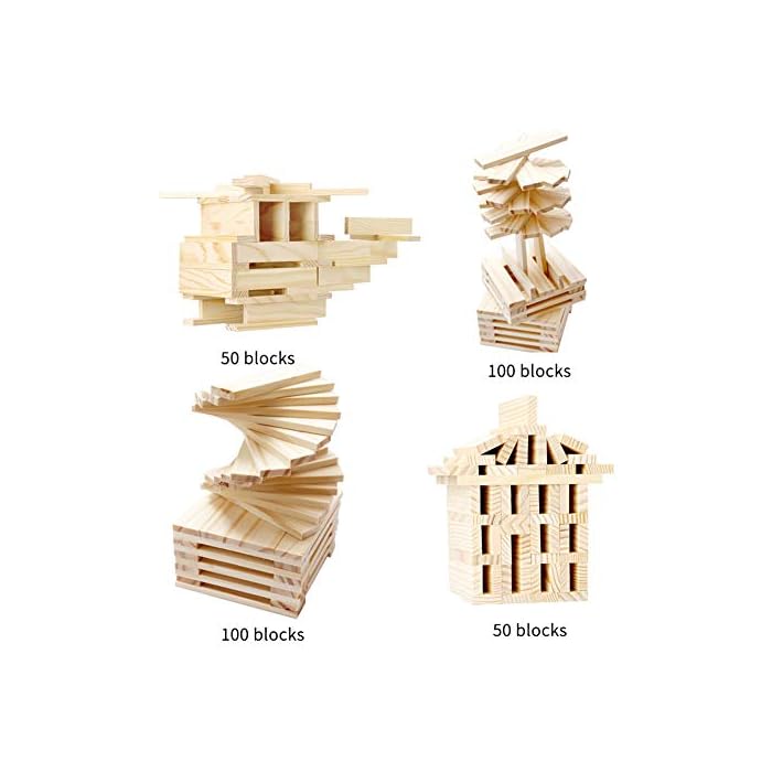 Leo & Friends Leo & Friends - Construction Blocks 150pcs Wooden Toy