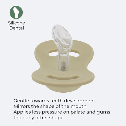 Lullaby Planet Lullaby Planet - Dental Silicone Soothers (Blue & Misty Grey) Comforter & teether