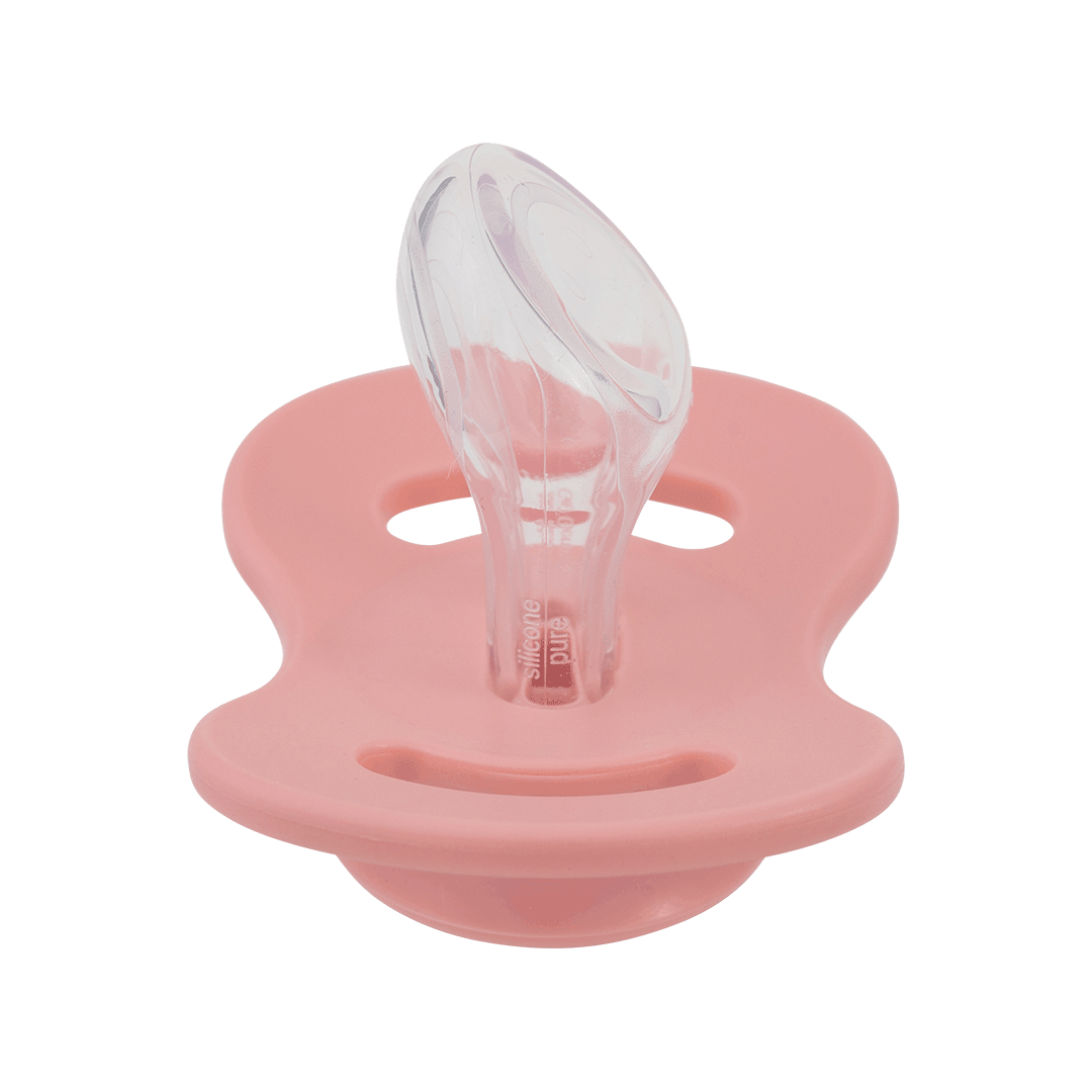 Lullaby Planet Lullaby Planet Dental Silicone Soothers Size 2 - Pink Coral & Lavender Breeze 2 pcs. Comforter & teether