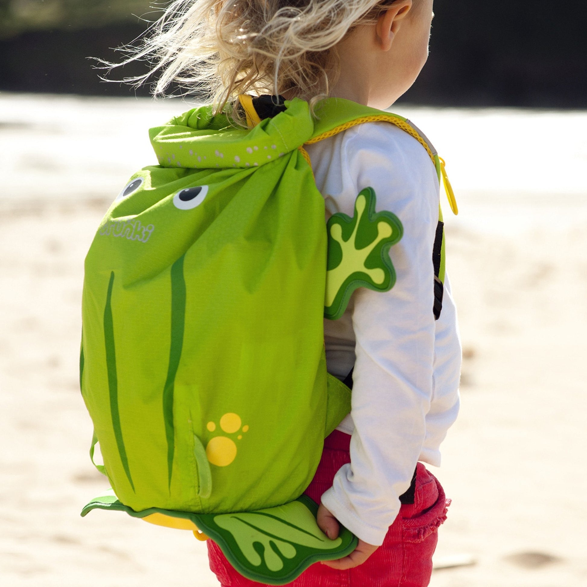 Trunki Trunki Ribbit The Frog - Medium PaddlePak Backpacks