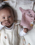 FABELAB Fabelab - Pacifier Cuddle - Bunny - Mauve Comforter & teether