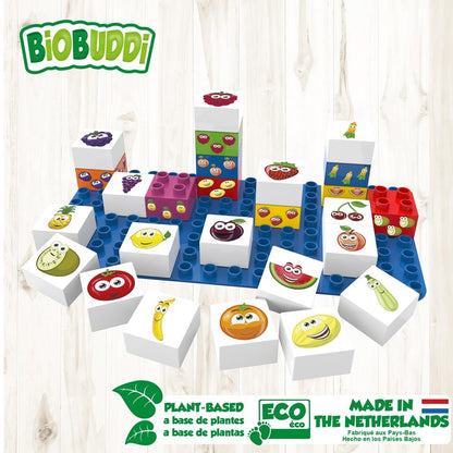 BiOBUDDi BiOBUDDi Learning Fruits Wooden Toy