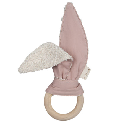 FABELAB Fabelab -Teether - Bunny - Mauve Comforter & teether