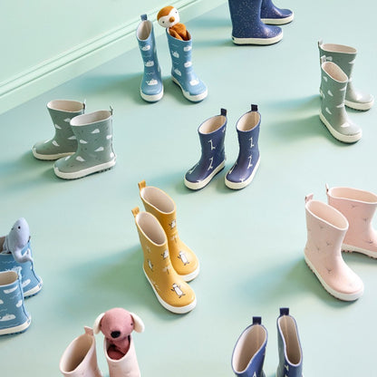 Fresk Fresk - Rainboots (Blue Indigo dots) rainboot
