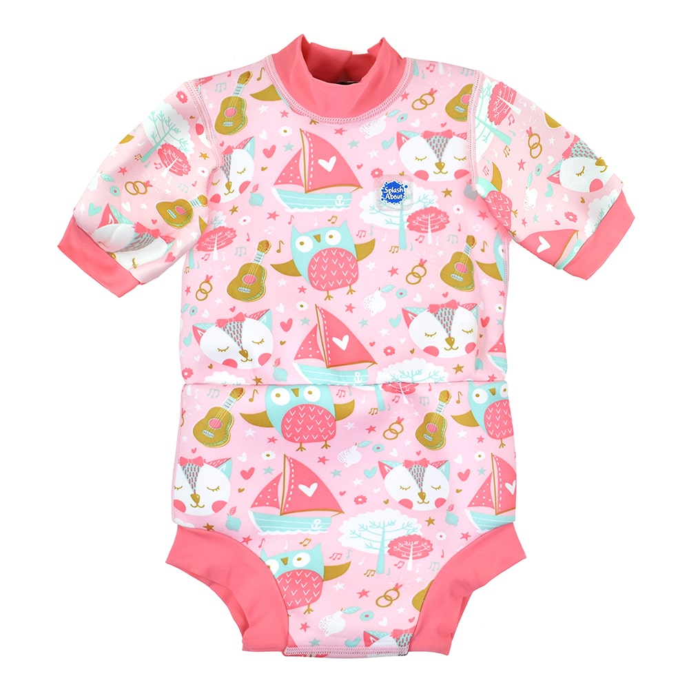 Splash About Splash About - Happy Nappyâ„¢ Wetsuit (Owl and The Pussycat) Swimwear
