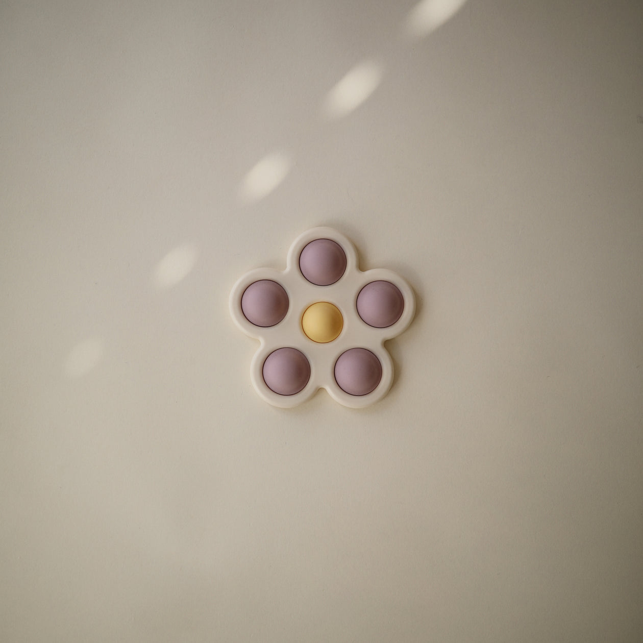 Mushie Mushie - Flower Press Toy (Soft Lilac) Learning Toys