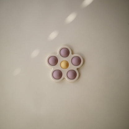 Mushie Mushie - Flower Press Toy (Soft Lilac) Learning Toys