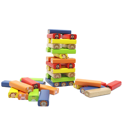 Leo & Friends Leo & Friends - Zoo Stacking Game Wooden Toy