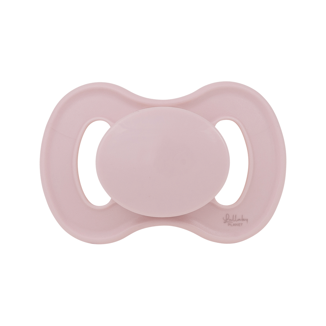 Lullaby Planet Lullaby Planet Dental Silicone Soothers Size 1 Rose Quartz & Beach Sand 2 pcs. Comforter & teether