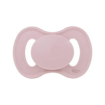 Lullaby Planet Lullaby Planet Dental Silicone Soothers Size 1 Rose Quartz & Beach Sand 2 pcs. Comforter & teether