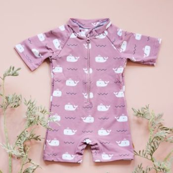 Fresk Fresk Swim UV Suit Whale Ash Rose Swimwear