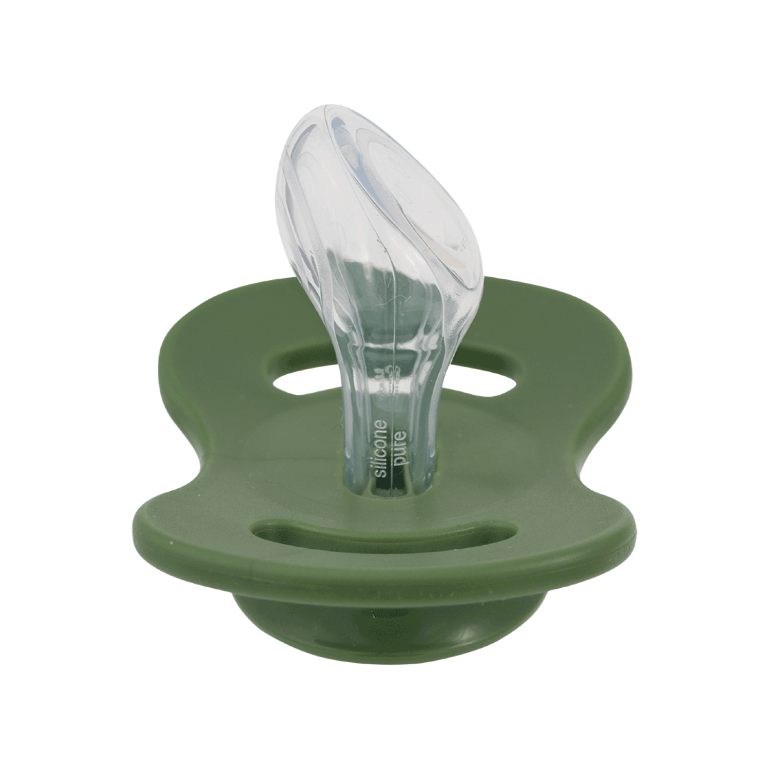 Lullaby Planet Lullaby Planet - Dental Silicone Soothers Size 2 - Forest Green & Flint Stone 2 pcs. Comforter & teether