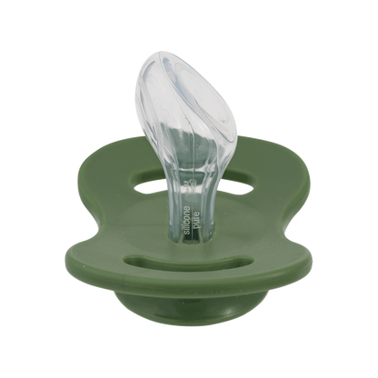 Lullaby Planet Lullaby Planet - Dental Silicone Soothers Size 2 - Forest Green & Flint Stone 2 pcs. Comforter & teether