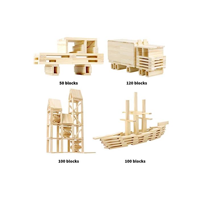 Leo & Friends Leo & Friends - Construction Blocks 150pcs Wooden Toy