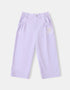 Kid Bunny Embroidery Barrel Pants