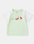 Baby Short Raglan Sleeve Watermelon Print Tee