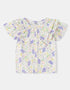 Kid All-Over Bunny Print Frills Top