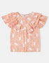 Kid All-Over Bunny Print Frills Top