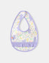 Baby All-Over Bunny Print Ruffle Bib